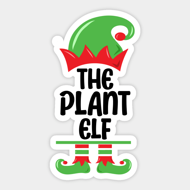 Funny Elf Costume The Plant Elf Sticker by jodotodesign